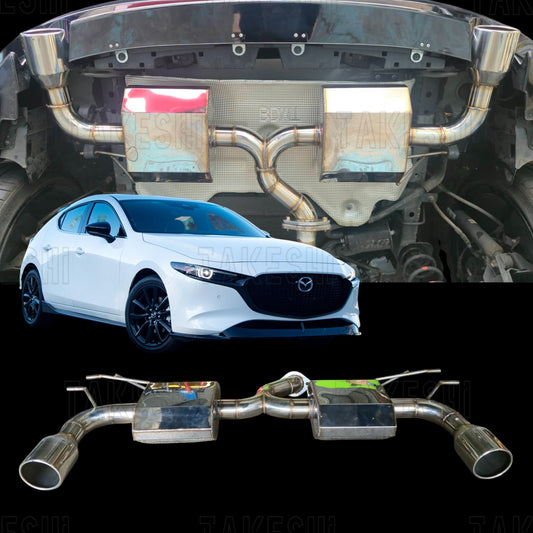 TAKESHI 武藤車藝｜手工排氣管尾段｜MAZDA3 BP｜CX-30｜專車專用
