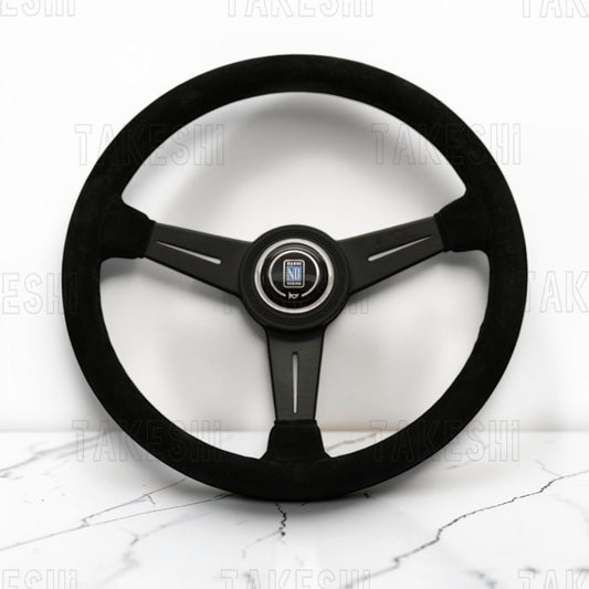 NARDI｜Classic 360mm 黑幅麂皮｜改裝方向盤