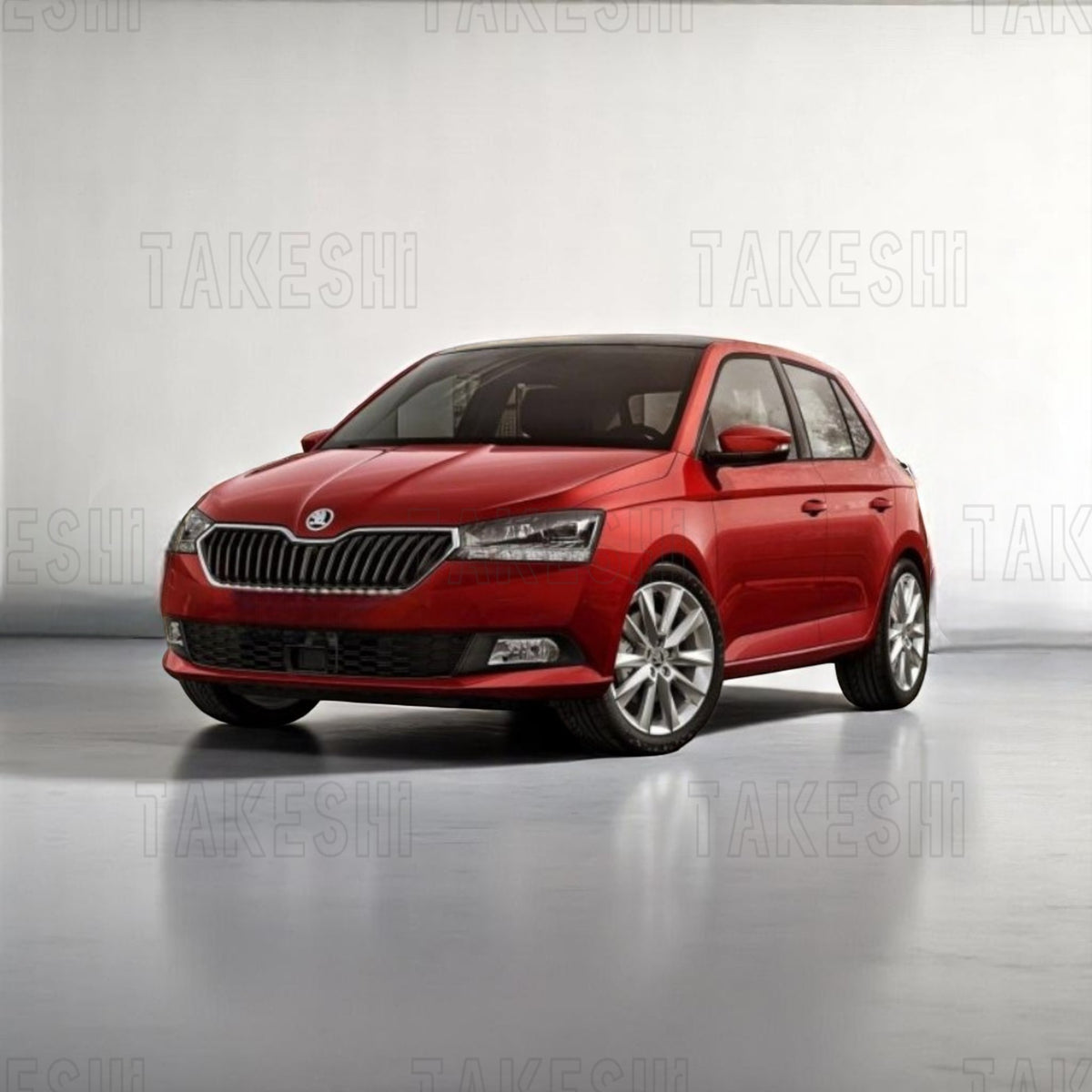 TAKESHI 武藤車藝｜SKODA 斯科達｜專車專用菱格紋地毯腳踏墊